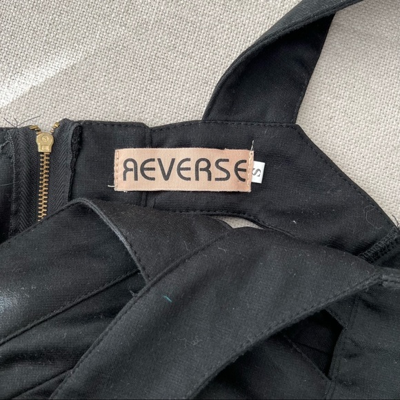 REVERSE Neon Yellow Cut Out High Lo Dress - Picture 10 of 12